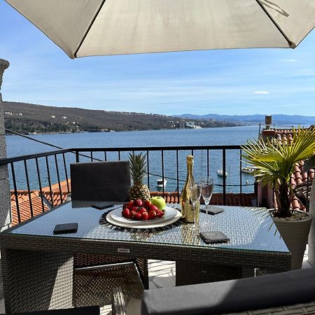 Villa Volos Apartment Karmen With Roof Terrace, Sea View, Free Private Parking Opatija Exterior foto