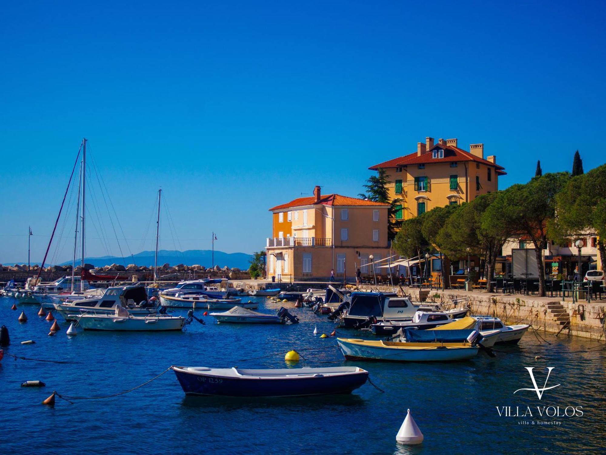 Villa Volos Apartment Karmen With Roof Terrace, Sea View, Free Private Parking Opatija Exterior foto